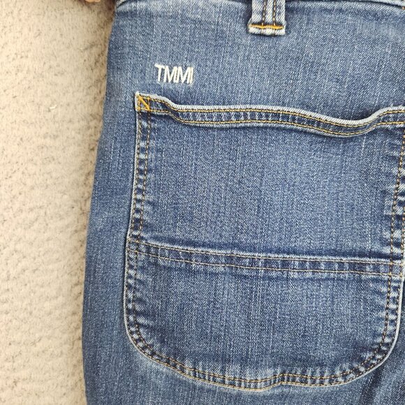 Carhartt Jeans Mens 32x34 Blue Relaxed Denim Straight Rugged Flex Workwear Pants - Picture 11 of 14